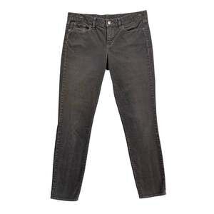 J.Crew Jeans Womens 28 Grey Corduroy Toothpick Skinny Cropped Stretch Pockets